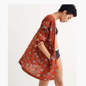 Maldives Cover-Up Kimono/Cardigan in Fresh Daisies